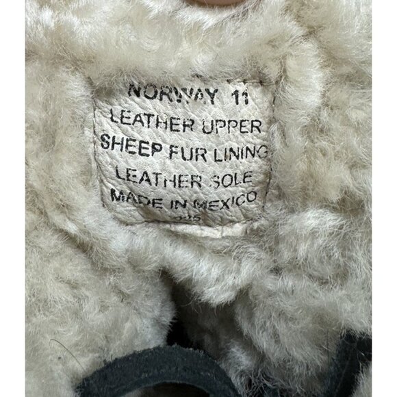 Freebird By Steven Norway Silver Winter Boots Fur Sheep Size Women’s Size 11 - Picture 8 of 9